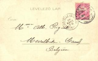 1900 Temesvár, Timisoara; Józsefváros, Küttel tér. Corvina könyvkereskedés kiadása / Platz / Iosefin...