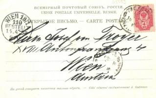 1898 (Vorläufer!) Tbilisi, Hotel de Londres, Musée historique, Nouveau Theatre, Mochee turque, Jardi...