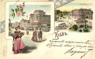 (Vorläufer!) Kiev, Khreshchatyk. C.K.Z. Dep. No. 1625. Art Nouveau, floral, litho (EK)