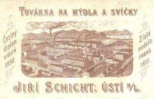 Yalta, Jalta; Schichtova mydla a svicky jsou nejlepsi / Jirí Schicht's soap advertisement on th...