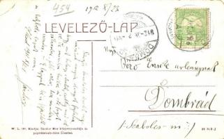 Élesd, Alesd; Sebes-Körös hídja. W. L. 287. / Crisul Repede river bridge (kis sarokhiány / small cor...