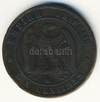 Franciaország 1862BB 10c T:3
