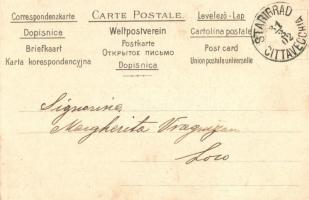 1902 Scuola di San Marco. Hungarian Art Nouveau postcard. Serie 785. Nr. 2. litho  s: Basch Árpád