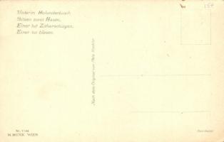 Rabbits playing music. M. Munk Wien  Nr. 1144. litho s: Mela Koehler (EK)