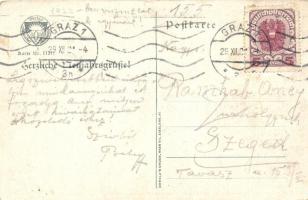 Girl with pig-drawn cart. Deutscher Schulverein Karte Nr. 1121. s: Mela Koehler (EK)