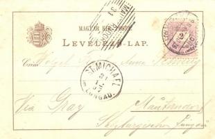 1897 (Vorläufer!) Újvidék, Novi Sad; Római katolikus plébánia templom, Pétervárad vár, Központi szál...