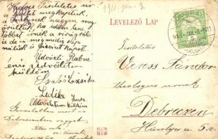 1911 Dombrád, Gőzmalom a munkásokkal (EK)