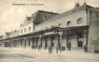 1912 Nyíregyháza, Vasútállomás / Bahnhof / railway station (EK)