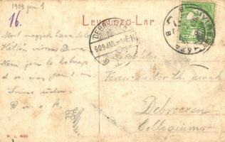 Nyíregyháza, Sóstófürdő; villamosok az (motor) állomásnál. W.L. 0503. (EK)