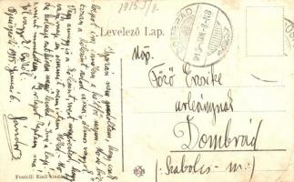 1915 Biharpüspöki, Bischof Bihar, Episcopia Bihor; Fő utca. Pontellki Emil kiadása / main street (EK...