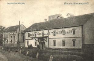 1915 Biharpüspöki, Bischof Bihar, Episcopia Bihor; Margit gőz henger malom környéke. Pontelli Emil kiadása / mill