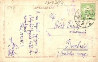 1913 Élesd, Alesd; Bethlen üdülőhely terasza. W.L. Bp. 7521. Sándor Mór kiadása / holiday resort, vi...