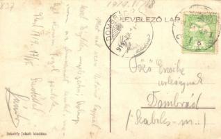 1914 Élesd, Alesd; Jakabfi Jakab üzlete és saját kiadása / shop