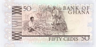 Ghana 1980.7.2. 50C T:I