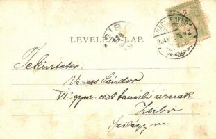 1904 Nagyenyed, Aiud; Bethlen kollégium, Bethen Gábor erdélyi fejedelem. Horváth Bálint kiadása / bo...