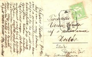 1912 Málnásfürdő, Malnas Bai; Albert Villa, Polixena étterem. Gyulai Ferenc kiadása / villa and rest...