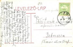 1910 Zsibó, Jibou; Kossuth utcai villasor. W.L. Bp. 6079. Czenk György utódai kiadása / villa alley ...