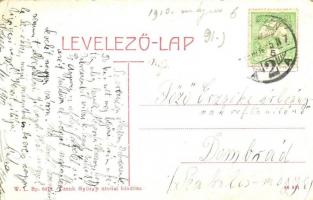 1910 Zsibó, Jibou; Járásbíróság. W.L. Bp. 6078. Czenk György utódai kiadása / court (EK)