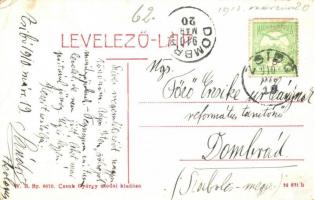 1910 Zsibó, Jibou; Wesselényi utca. W.L. Bp. 6070. Czenk György utódai kiadása / street (EK)