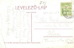 1910 Zilah, Zalau; Református templom, szőlőskert. W. L. Bp. 2325. Szövetség könyvnyomda kiadása / C...