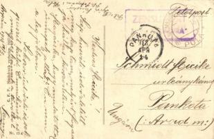 1918 Ruhavizsga / Bei der Quartiervisite / Osobna vizita / Visita personale / K.u.K. Kriegsmarine, m...