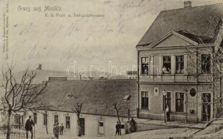 1902 Miroslav, Misslitz; K.k. Post und Telegraphenamt / post and telegraph office