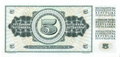 Jugoszlávia 1968.5.1. 5D, 10D, 50D kis szériszámmal T:I