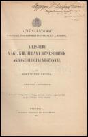 Horusitzky Henrik: A kisbéri magy. kir. állami ménesbirtok agrogeologiai viszonyai. Különlenyomat a ...