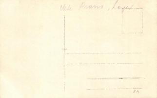 Monte Piano, első világháborús osztrák-magyar katonák barakkjai a Dolomitokban, az olasz fronton, tá...