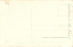 Monte Piano, első világháborús osztrák-magyar katonák barakkjai a Dolomitokban, az olasz fronton / W...