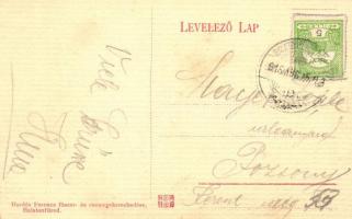 1915 Balatonfüred, Szűts (Szűcs) és Balika (Balka) éttermei és kávéháza Hordós Ferenc kiadása