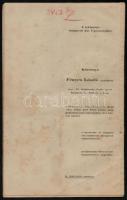 1920 Bp., A  tekintetes budapesti királyi ügyészséghez címzett kérvény, 28p