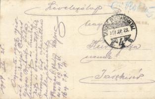 1917 Cs. és K. 19. gyalogezred 16. század osztrák-magyar katonáinak csoportképe tisztekkel / WWI Aus...