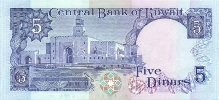 Kuwait 1980-91(1968). 1/4D, 1/2D, 1D,5D, 10D, 20D komplett sor! Sign.4,6 T:I