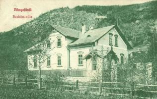 1907 Vihnyefürdő, Kúpele Vyhnye; Szokács villa. Joerges / villa