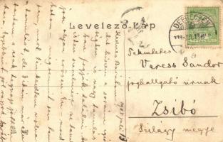 1908 Hortobágy, Csikósok és pásztorok ebéde a Hortobágyon (EK)