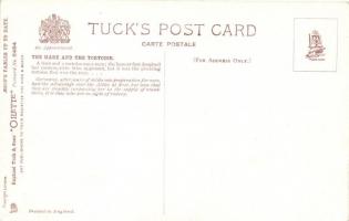 The Hare and the Tortoise / Entente Powers is the winner. WWI anti-Central Powers propaganda art pos...