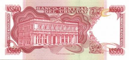 Uruguay 1985. 500P "C" T:I + 1986. 200P, 10.000P pár! T:I (10.000P), II+ (200P) Csak egysz...