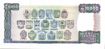 Uruguay 1985. 500P "C" T:I + 1986. 200P, 10.000P pár! T:I (10.000P), II+ (200P) Csak egysz...