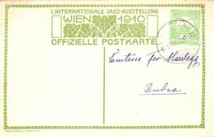 1910 Wien, Erste Internationale Jagdausstellung. Pavillon England / The First International Hunting ...