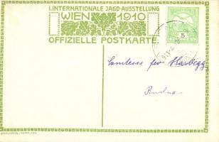 1910 Wien, Erste Internationale Jagdausstellung. Pavillon Persien / The First International Hunting ...