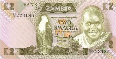 Zambia 1980-86. 1K, 2K, 5K, 10K, 20K, 50K komplett sor! T:I