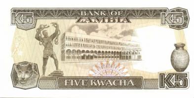 Zambia 1989. 2K, 5K, 10K, 20K, 50K komplett sor! T:I