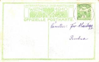 1910 Wien, Erste Internationale Jagdausstellung. Ungarisches Jagdschloss / The First International H...