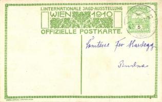1910 Wien, Erste Internationale Jagdausstellung. Pavillon "Exotische Jagd" / The First Int...