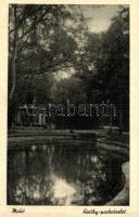 Makó - 5 db régi városképes lap: Horthy park, Megyeháza