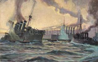 K.u.K. Kriegsmarine sea battle, M. Munk Nr. 989.