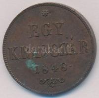 1848. 1kr Cu T:1-,2 kis patina Adamo B1