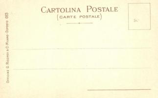 Iris / Japanese geishas, opera. German Art Nouveau postcard. Officine G. Ricordi & C. 023. litho...