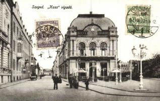 Szeged, Kass vigadó, étterem és kávéház. TCV card